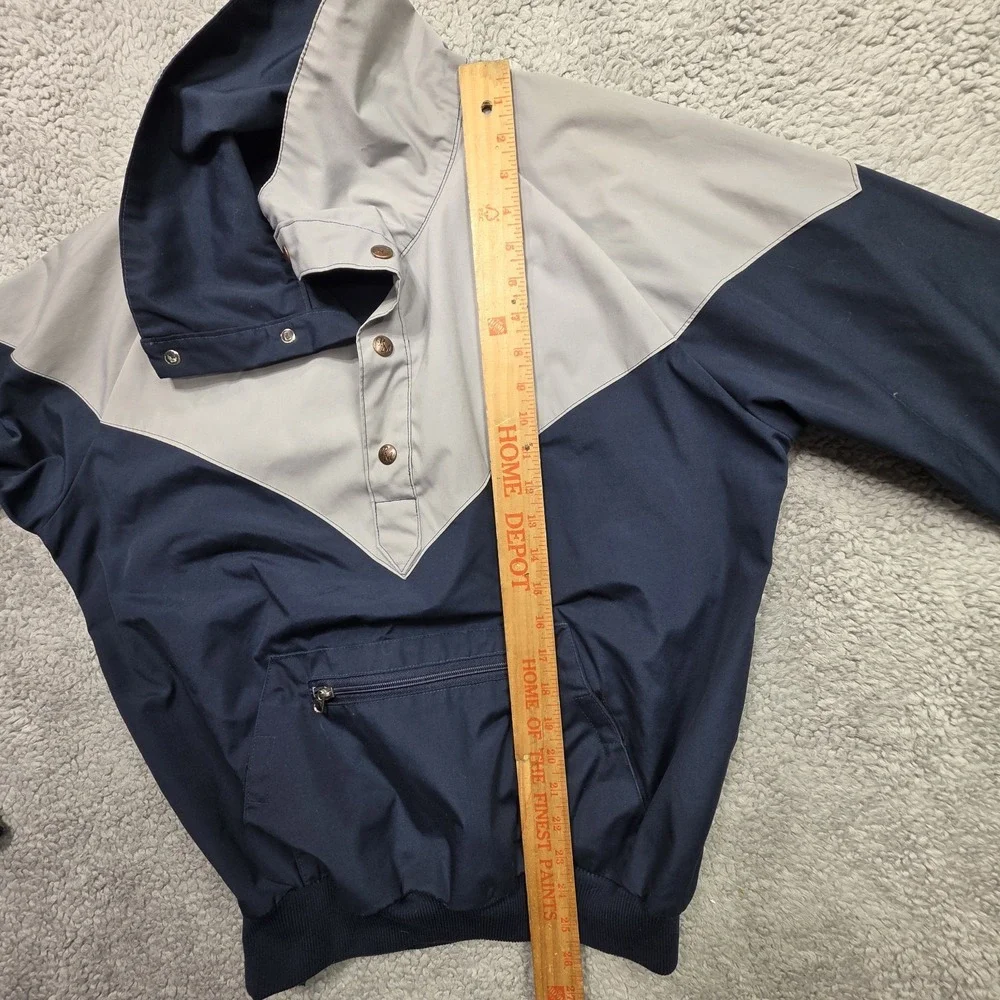 Men's Vintage 90's Powderhorn Mountaineering Colorblock Anorak Ski Jacket Sz Med - Picture 12 of 15